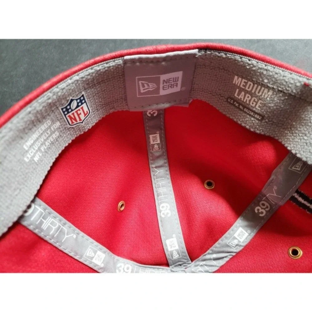 New Era 39Thirty NFL Official Sideline Home‎ Atlanta Falcons Hat Cap M/L Red
